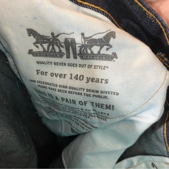 Levi’s 505 38x30 Blue Jeans Men’s Denim Relaxed - Picture 7 of 7